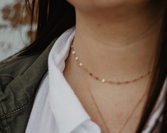 Precious wings choker in rose gold or gold