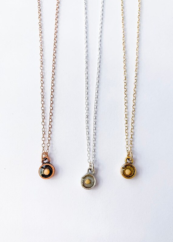 Mini Mustard Seed Necklace Dainty Faith 