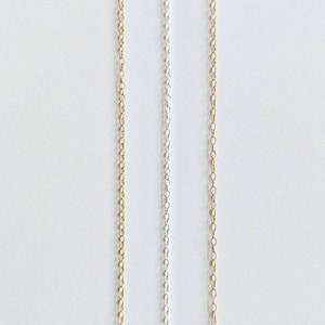 Replacement chains in dainty chain or large cable chain image 2