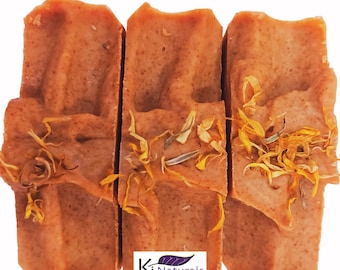 Kojic Brightening Soap with Turmeric: Vegan & all-natural (unscented)