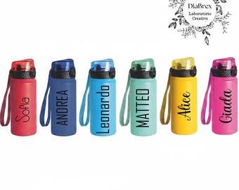 550ml Stainless Steel Thermal Water Bottle - Personalized Laser Engraved