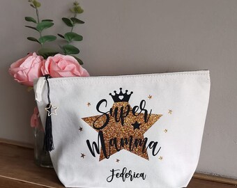 Clutch - Case - Cotton Envelope to Personalize - Mother's Day