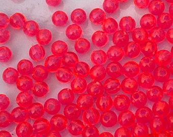 acrílico rosa de 4 mm redondos para joyería
