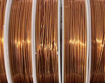 Copper wire 0.6 mm , floral art, jewelry wire roll length 20 feet