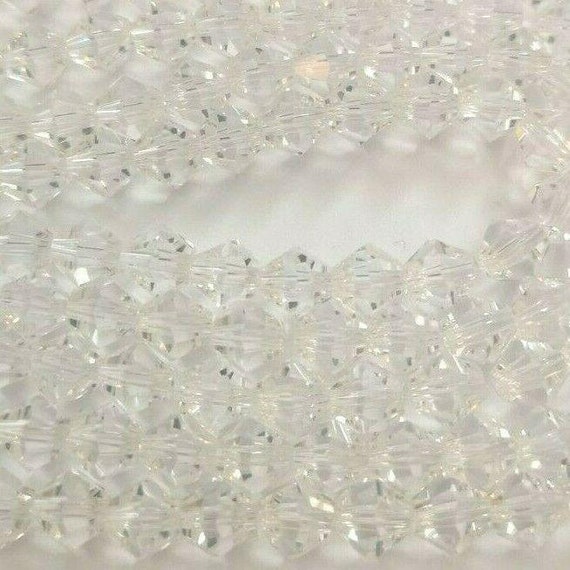 Crystal 6mm Faceted Bicone Loose Beads TOP QUALITY C4001