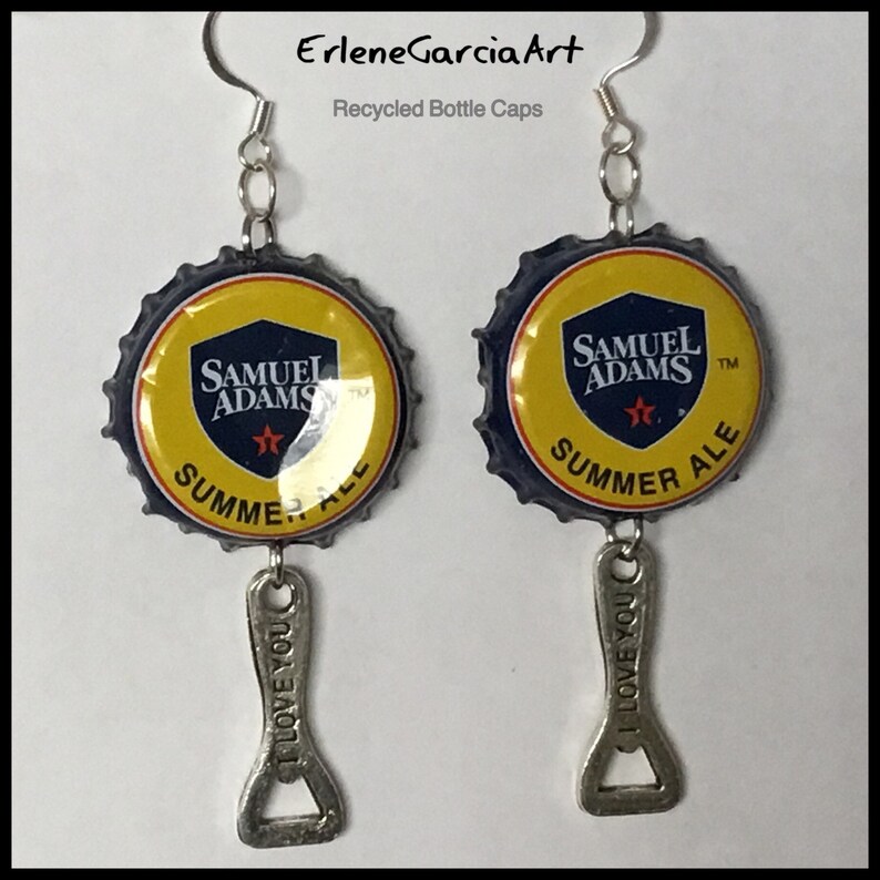 Bottle Cap Earrings