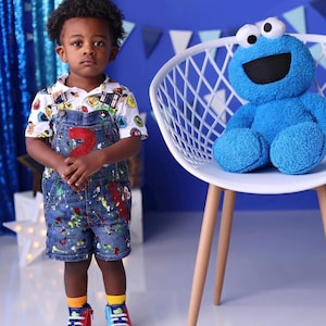 Barney Overalls - Etsy