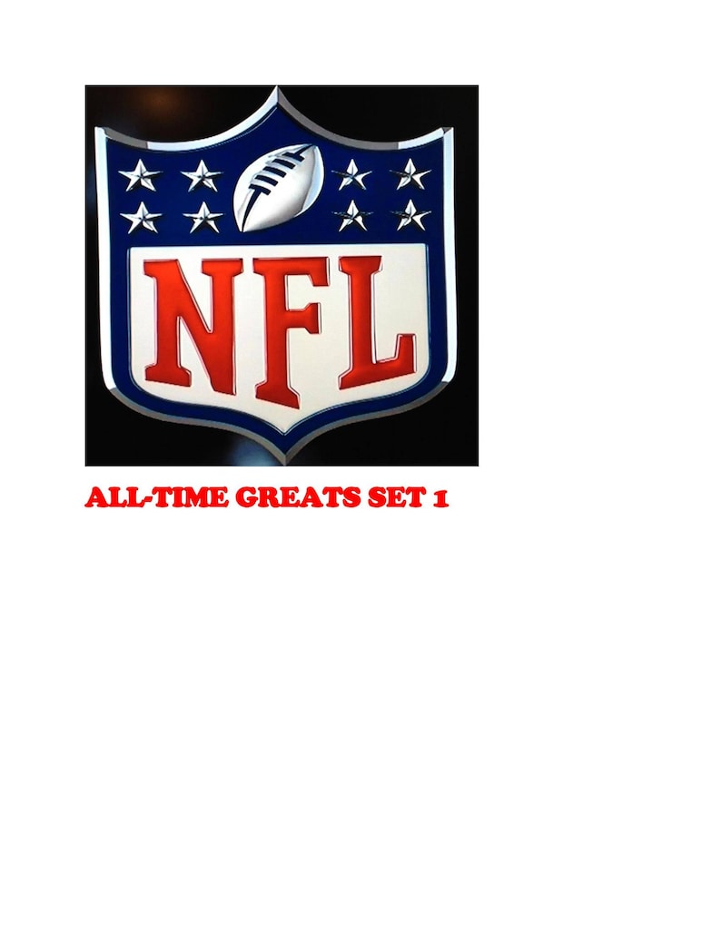 Repro Football All Time Greats set 1 plus basic game parts image 1