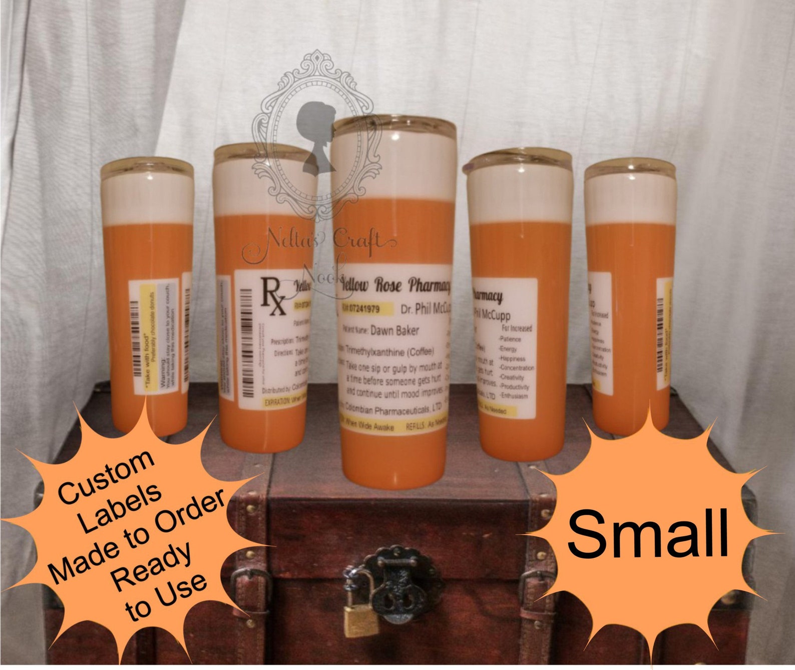 Printable Custom Small RX Label Custom Label | Etsy