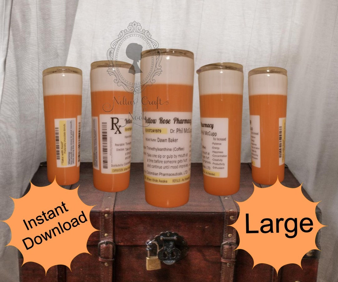Editable Large RX Label Instant Download - Etsy