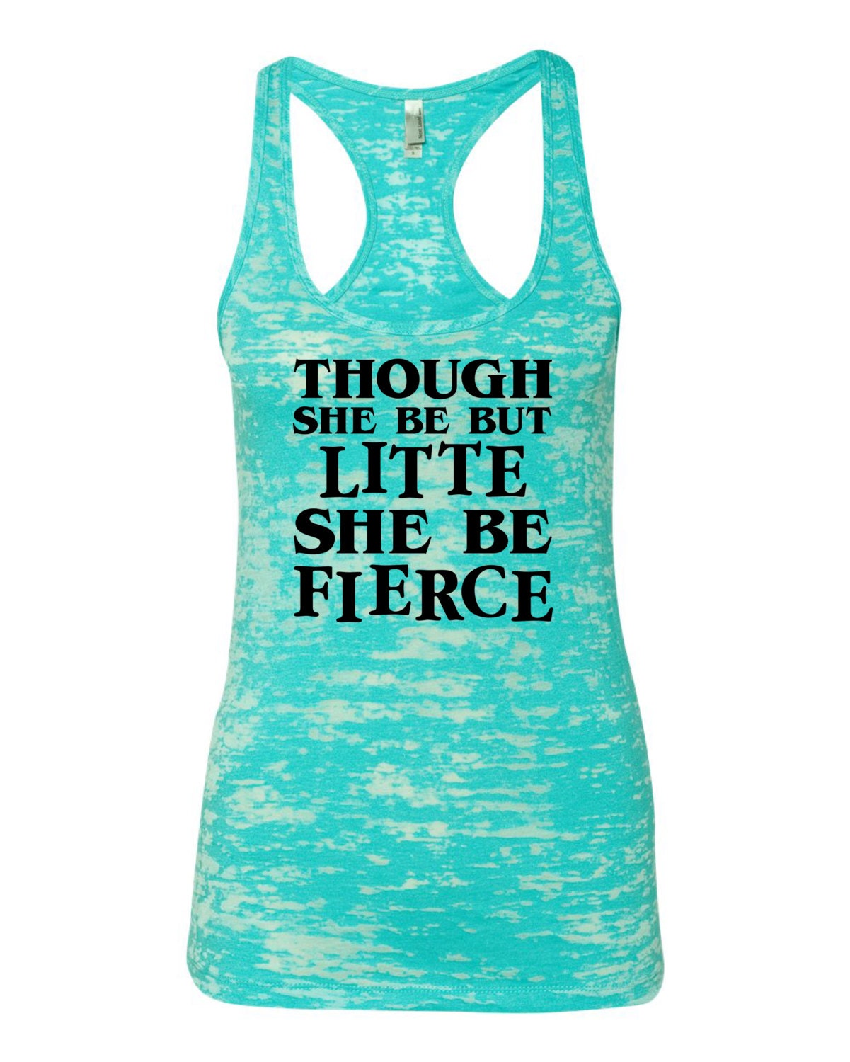 Though She Be But LITTLE She Be FIERCE...Workout Tank Gym | Etsy