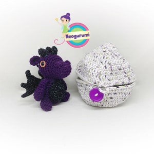 Hatching Baby Dragon - Amigurumi Crochet Doll Pattern