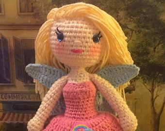 Elvia the Fairy Amigurumi Crochet Pattern
