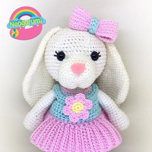 Lily Bunny Amigurumi Crochet Doll Pattern image 1