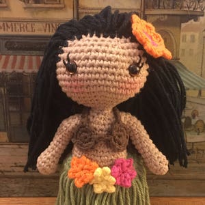 Lani the Hula Girl - Amigurumi Crochet Pattern