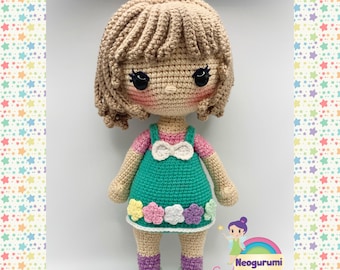 Ellie Doll - Modello per bambola Amigurumi all'uncinetto