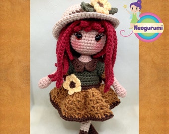 Autumn Doll- amigurumi crochet doll pattern