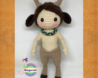 Komos il Satiro - schema per bambola amigurumi all'uncinetto