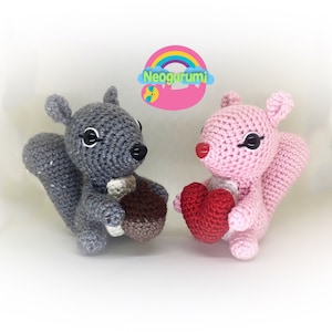 Rocky and Rosie Squirrels - Amigurumi Crochet Doll Pattern