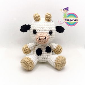 Mini Cow - amigurumi crochet doll pattern