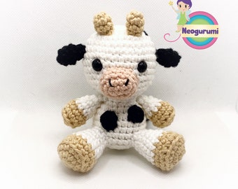 Mini Cow - amigurumi crochet doll pattern