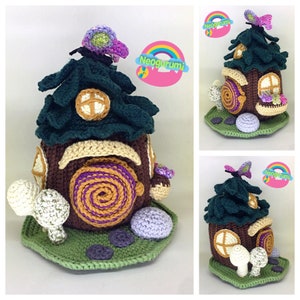 Woodland Fairy House - Amigurumi Crochet Doll Pattern