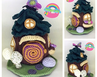 Waldfee-Haus - Amigurumi Häkelanleitung