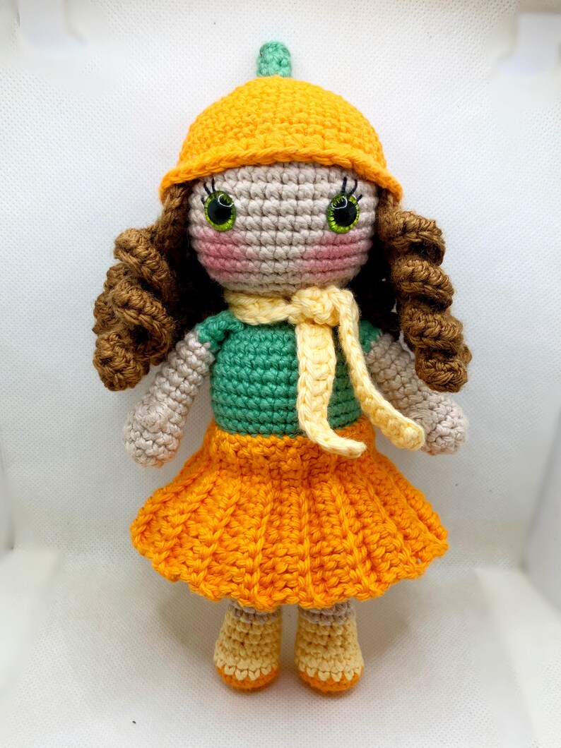 Penelope the Pumpkin Doll Amigurumi Crochet Doll Pattern image 3
