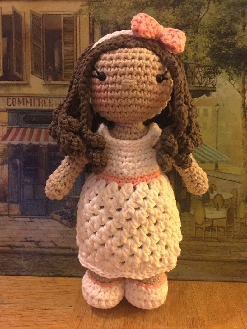 Eva Doll Amigurumi Dress up Doll Crochet Pattern With 4 Etsy