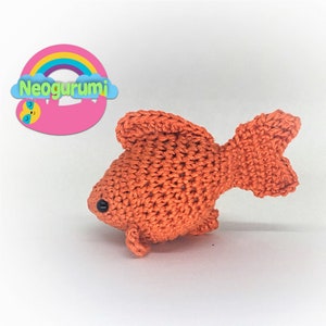 Finn the Goldfish - amigurumi crochet doll pattern