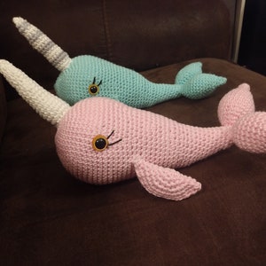 Nora the Narwhal Amigurumi Crochet Animal Pattern image 5