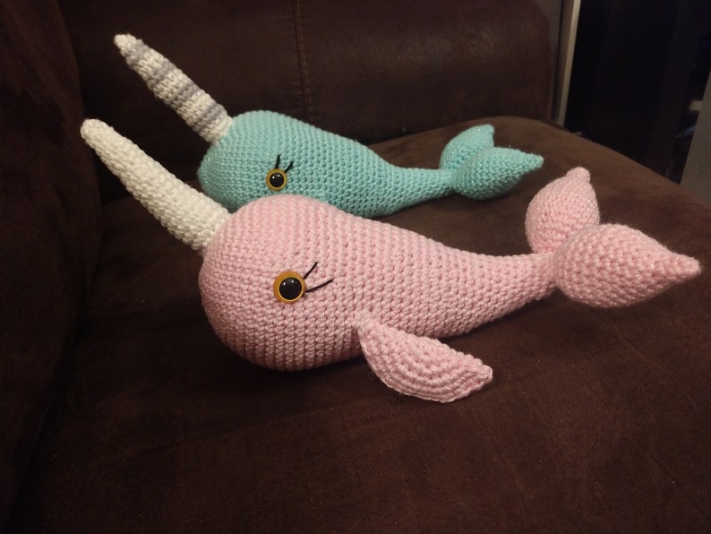 Nora the Narwhal Amigurumi Crochet Animal Pattern image 5