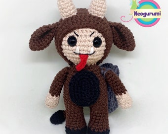 Krampus - doll animal amigurumi crochet pattern
