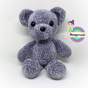 Theo the Teddy Bear Amigurumi Crochet Doll Pattern image 1