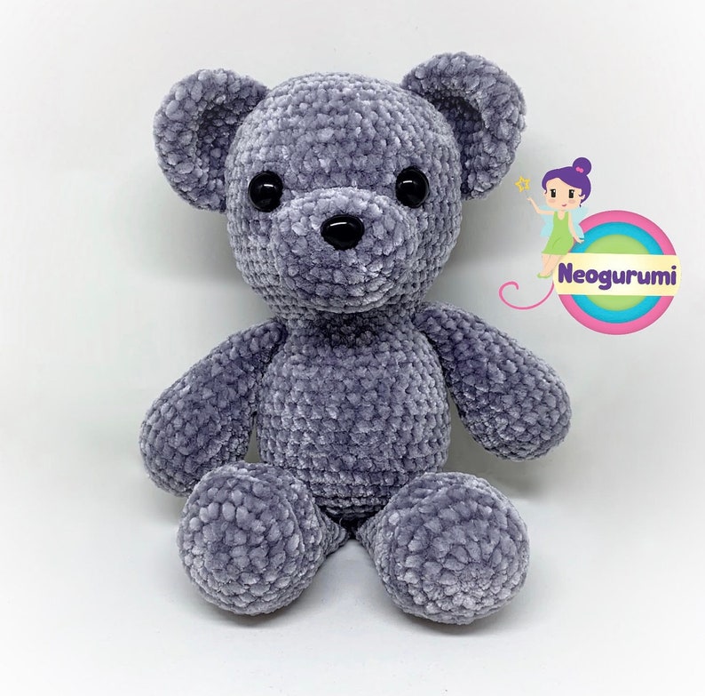 Theo the Teddy Bear Amigurumi Crochet Doll Pattern image 1