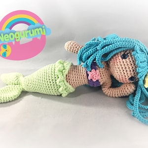 Marinda the Mermaid - amigurumi crochet doll pattern