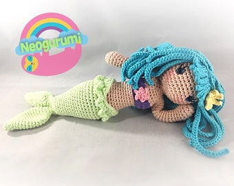 Marinda the Mermaid - amigurumi crochet doll pattern