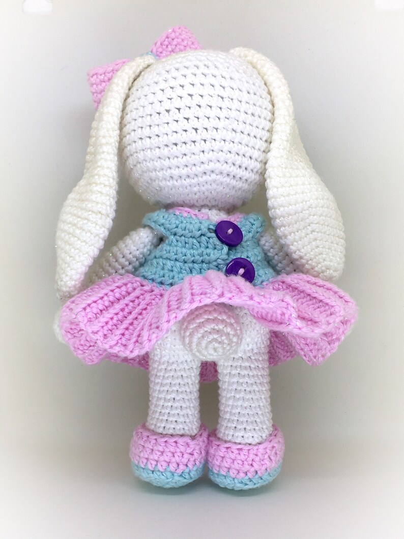 Lily Bunny Amigurumi Crochet Doll Pattern image 2