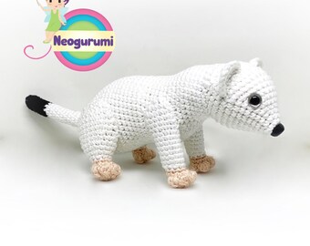 Arctic Hermelijn - Amigurumi gehaakt poppatroon