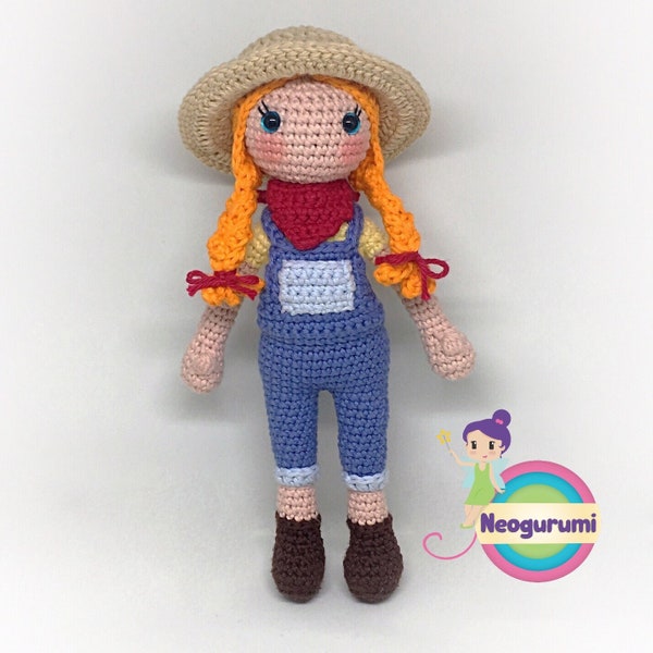 Farmer Josie - Amigurumi Crochet Doll Pattern