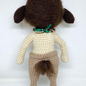 Komos the Satyr amigurumi doll crochet pattern image 4