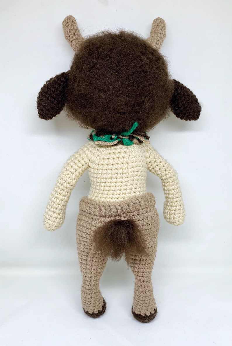 Komos the Satyr amigurumi doll crochet pattern image 4