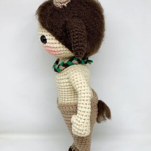 Komos the Satyr amigurumi doll crochet pattern image 3