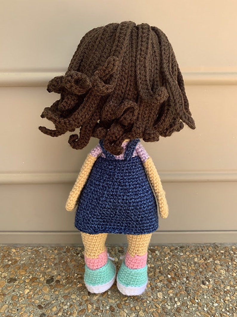 Ellie Doll Modello per bambola Amigurumi all'uncinetto immagine 6