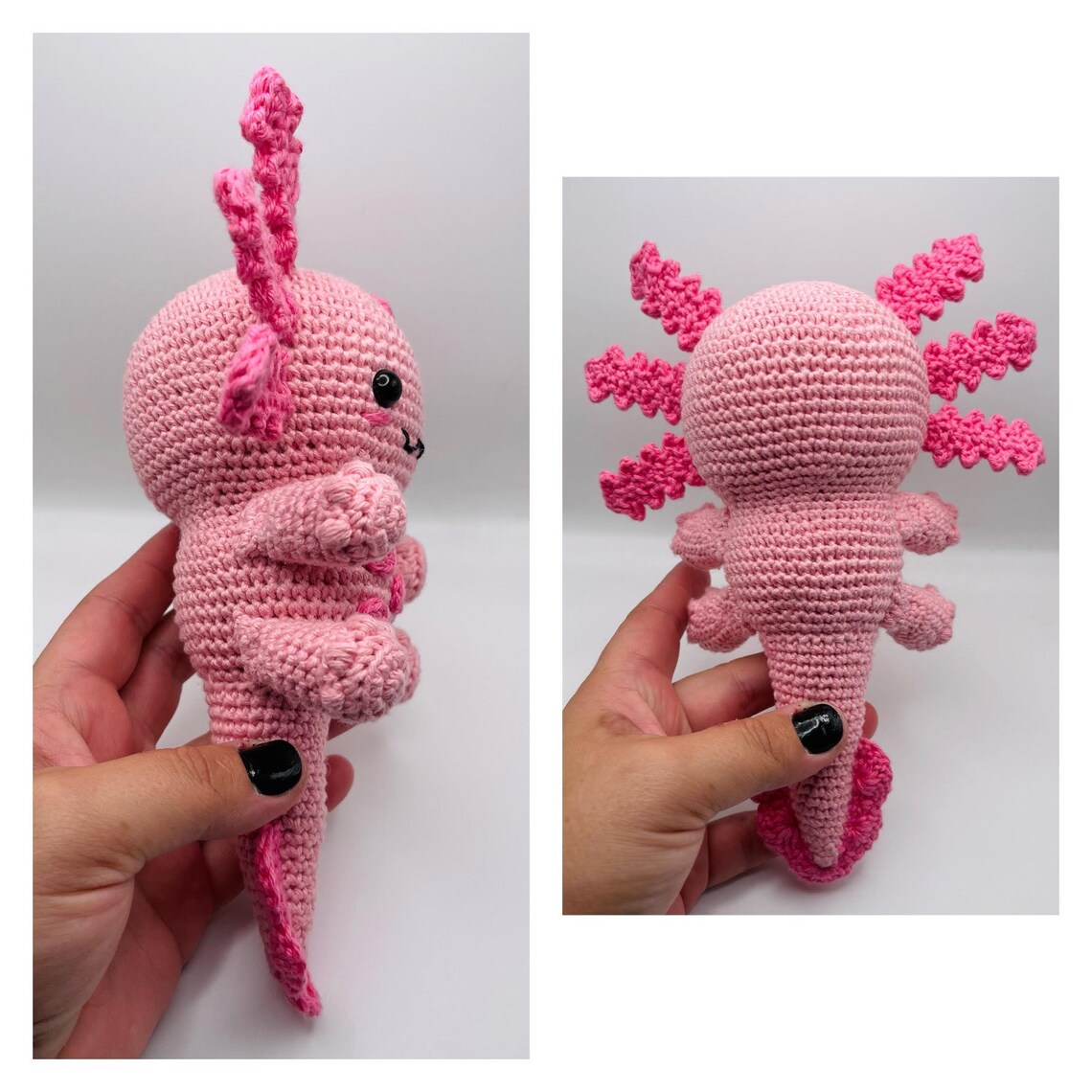Alyx the Axolotl - Amigurumi Crochet Doll Pattern - Etsy