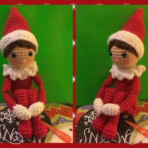 Jingle the Christmas Elf - Amigurumi Crochet Doll Pattern pdf