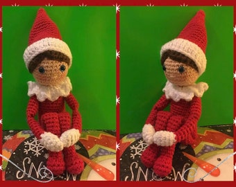 Jingle the Christmas Elf - Amigurumi Crochet Doll Pattern pdf