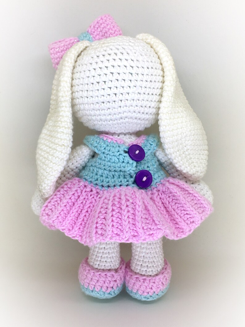 Lily Bunny Amigurumi Crochet Doll Pattern image 3