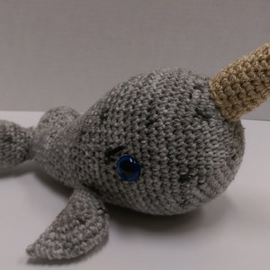 Nora the Narwhal Amigurumi Crochet Animal Pattern image 4