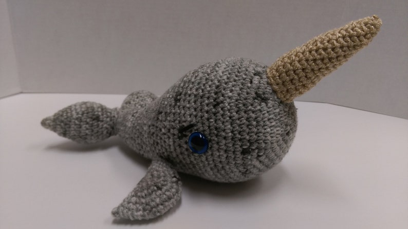 Nora the Narwhal Amigurumi Crochet Animal Pattern image 4